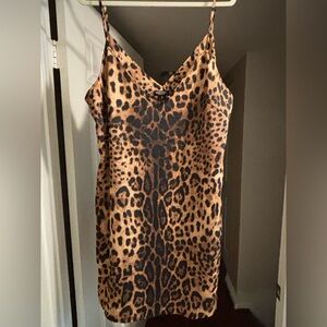 Nasty Gal Cheetah Mini Dress